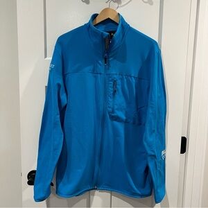 Black Crows Caldus Pro Fleece Jacket Blue Men’s XL Zip Up Base Layer Jacket